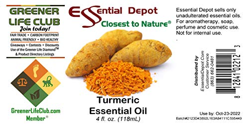 Aceite Esencial de Raíz de Cúrcuma 4 oz miniatura 4