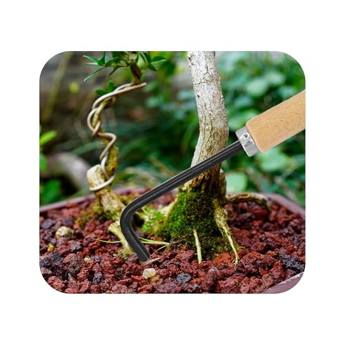 Herramienta de jardinería horquilla de raíz de acero miniatura 6
