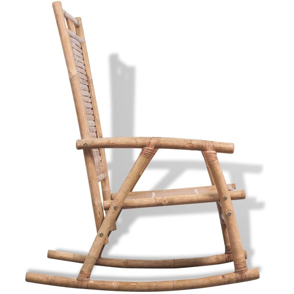 Genérico Silla Mecedora de bambú,Mobiliario,Sillas,Mecedoras,41894