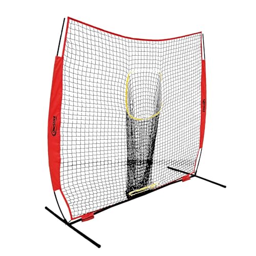 Disc Store Disc Golf Training Net - 7x7 Disc Golf Net for Throwing Practice - Sturdy and Portable Practice Net for Backyard Indoor and Outdoor Games - Includes Convenient Carrying and Storage Bag