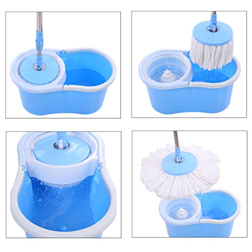 Mop e Secchio, Ohuhu Easy Wring spin mop e secchio...