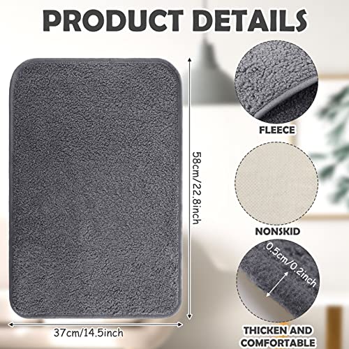 6 Pieces Recliner Headrest Protector Fleece Headrest Cover For Recliner Chair Couch Headrest Protector Nonslip Sherpa Headrest Covers Sofa Slipcovers For Living Room Furniture Sofa (Gray) #TOP1