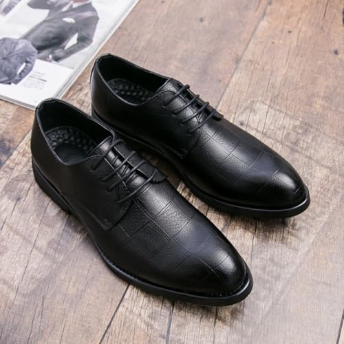 Men's Non-Slip Pointed Toe Lace-Up Oxfords for Urban Life3