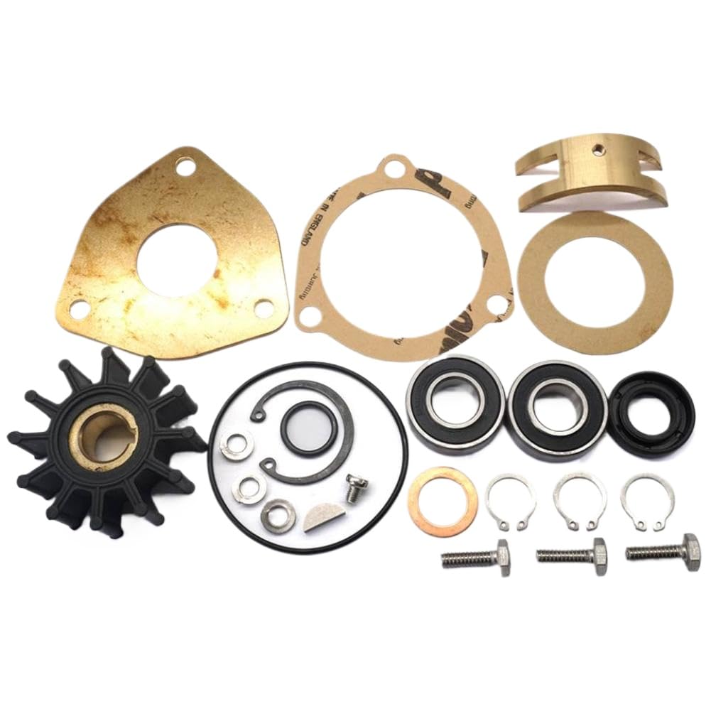Kit di riparazione della pompa dell'acqua compatibile con i modelli G903 G908 G-903 G-908 Westerbeke 42175 057866 - Include parti 302648 e 302837