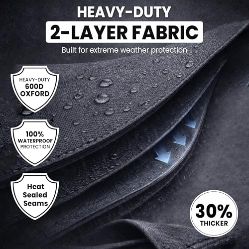 Image of Autofy Hydra 100% Waterproof Lab Tested Bike Cover for All Two Wheeler Upto RE Size with Carry Bag Bike Rain Cover Bike Body Cover Waterproof Heat Sealed Stitches UV Protection Assorted Colour