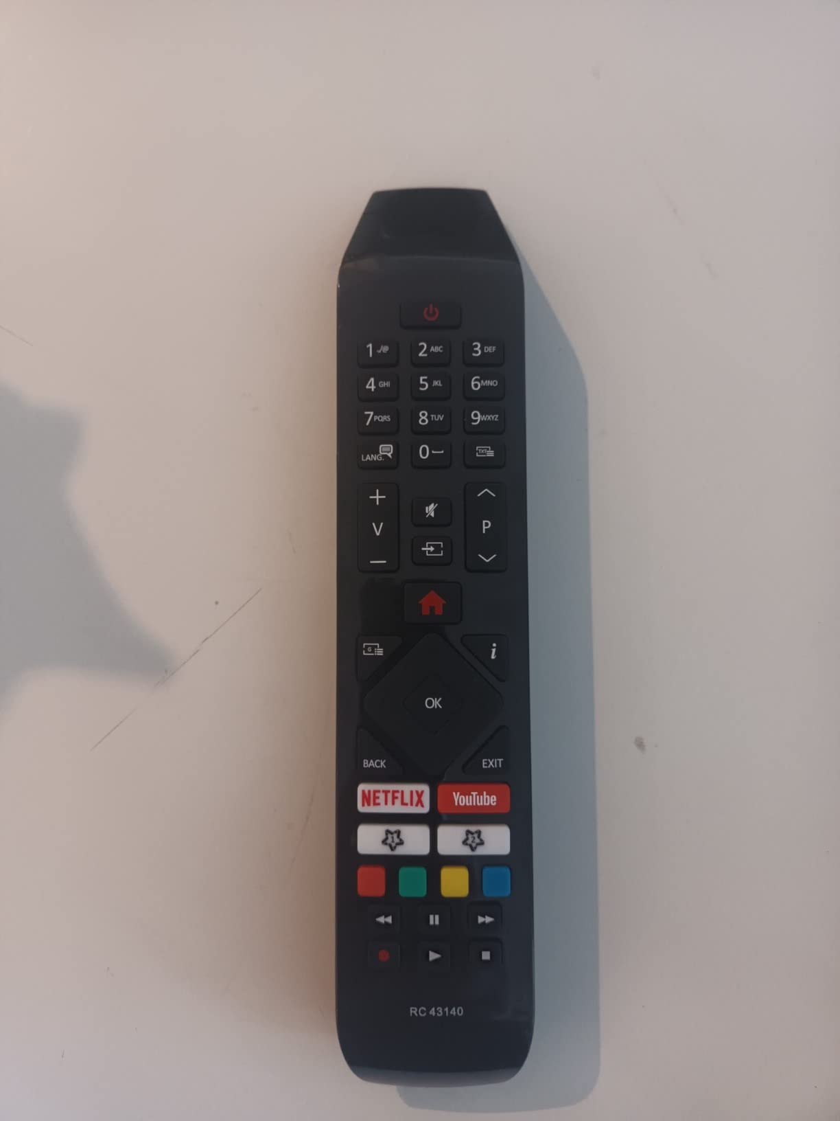 ALLIMITY RC 43140 Remplacer pour Hitachi TV with Youtube