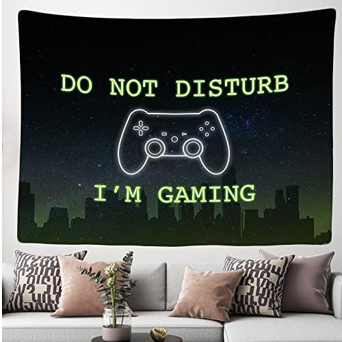 Ulticool, Bedroom Decorative Wall Tapestry -Do not disturb I am gaming, 200 x 150 cm Large, Fabric Wallpaper - Image 3