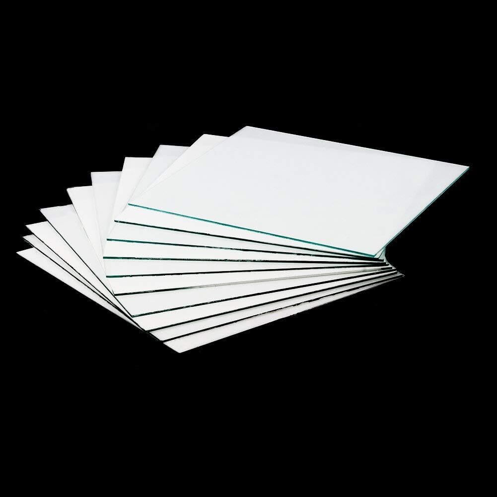 Placa de Sílice Gel TLC con Respaldo de Vidrio, 20x20 cm, Placas Analíticas para Cromatografía en Capa Fina, Paquete de 10
