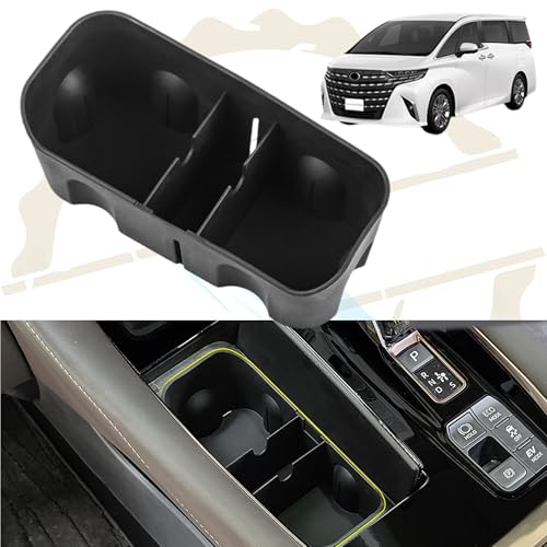 DodoxDIY 適用 新型アルファード40系 ヴェルファイア 40系アクセサリー センターコンソール ドリンクカップホルダー トレイ 収納ボックス 内装カスタムパーツ