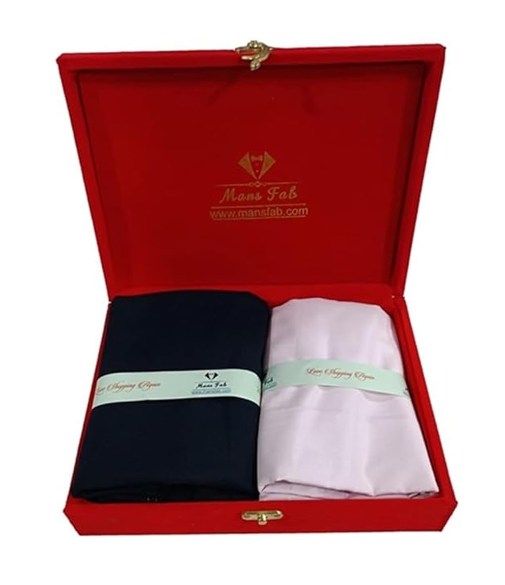 fetiya Premium Unstitched Polycotton Shirt and Pant Fabric Set, Formal Style, 2 Piece Set for Men, Standard Size-picture-32