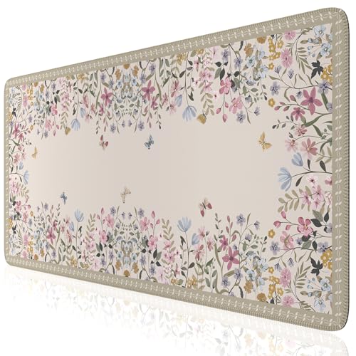 Tapis de souris pour bureau pour femmes anti-fatigue et antiderapant