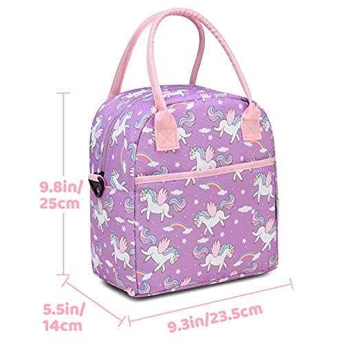 Lancheira para Crianças, VASCHY Bolsa de Almoço Leve com Isolamento para Menino Menina Escola Creche