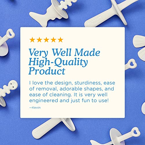 Zoku Fish Pop Molds, 6 Different Easy-Release Silicone Popsicle Molds In One Tray, Unique Sea-Creature Designs, Bpa-Free #TOP5