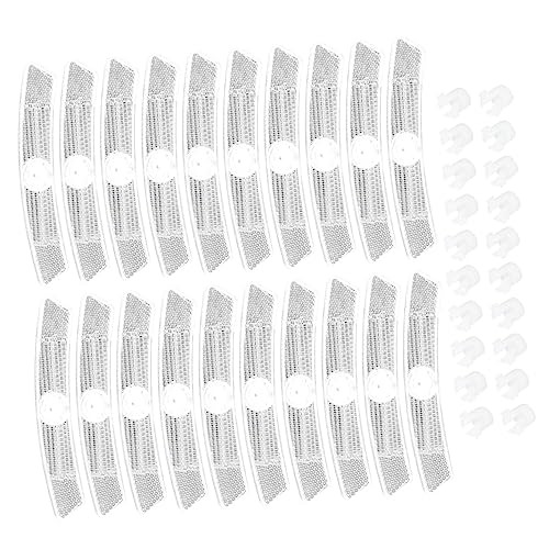 HANABASS 20Pcs Compact Bike Reflectors Reflective Signs for Spoke Accessories High Visibility Convenient Night Use for Bicycles Lightweight and Easy to Install
