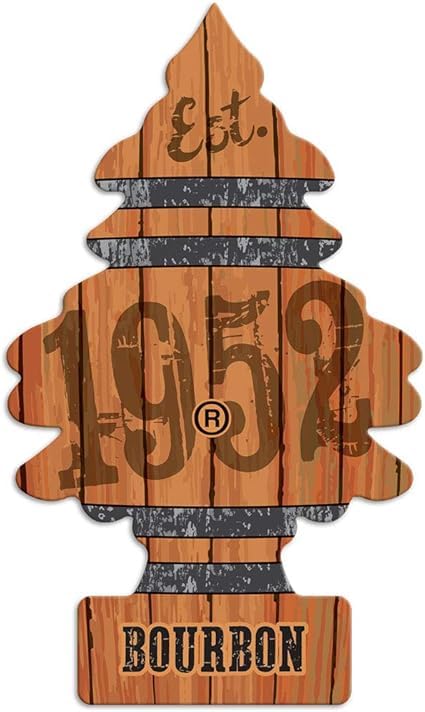 Image of LITTLE Air Fresheners Car Air Freshener. Hanging Tree Provides Long Lasting Scent for Auto or Home. America, 24 Air Fresheners