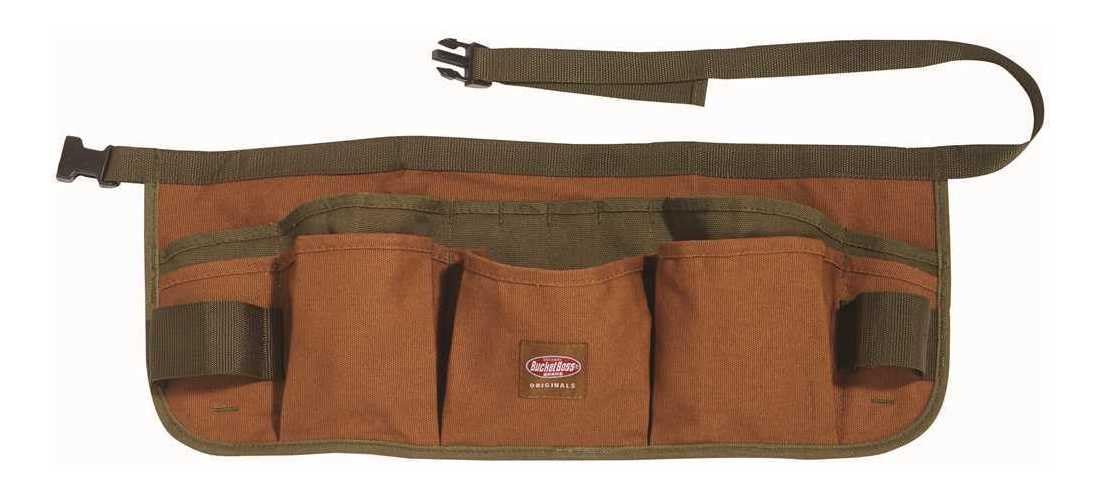 Bucket Boss Canvas SuperWaist 80100 - Delantal de trabajo, color marrón
