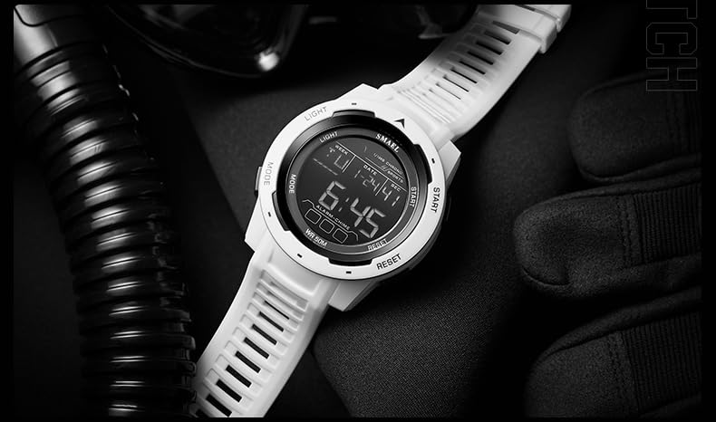 Unisex Outdoor Sports Digital Watch Stopwatch Luminous Backlight Alarm Calendar Weekday Display Multifunctional Wristwatch for Women and Men2