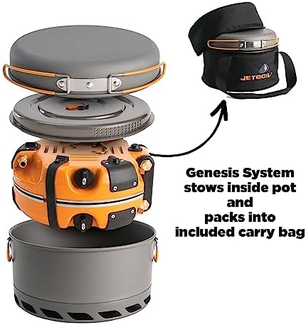 Genesis Basecamp Backpacking and Camping Stove Cooking