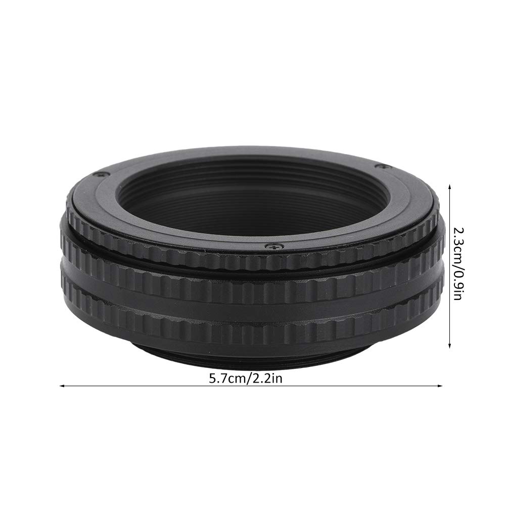 Adaptador Helicoide M42 a M42 con Enfoque Ajustable, Tubo Macro de 17-31 mm para Lentes sin Anillo de Enfoque, Fabricado en Aleación de Aluminio