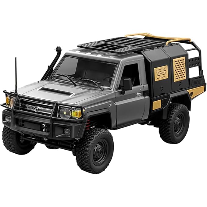 RMT MODELS Coche teledirigido Toyota Land Cruiser Supertourer 1:12 | 4WD tracción en las cuatro ruedas | 2,4 GHz control remoto 100 m | batería de ion de litio 7,4 V 1200 mAh | iluminación LED | 60