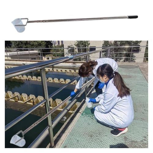 Dipper per campionamento dell'acqua retrattile, kit portatile da 500 ml per fiumi e laghi, asta flessibile per campionatore d'acqua per una facile raccolta e test