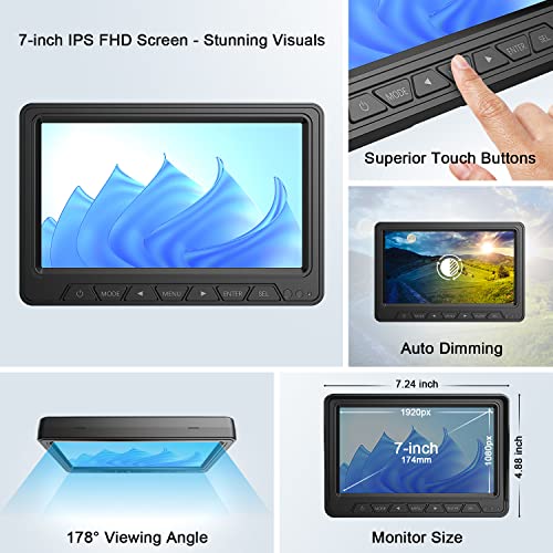 Fookoo DW7Y5 Hd 7-Inch Wireless Rv Backup Camera System thumb #3