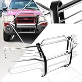 Compatible with Ford Explorer Sport Trac 2001-2005 Bumper Brush Grille Guard Protector,Chrome
