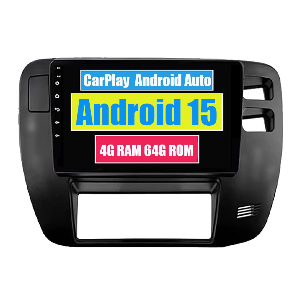 RoverOne Autoradio CarPlay Autoradio pour Nissan Patrol Y61 1997 1998 1999 2000-2005 Android Auto écran Tactile GPS Bluetooth WiFi Radio Player