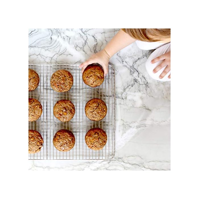Buy Stainless Steel Cooling Rack Half size Commercial Grade Metal 11.