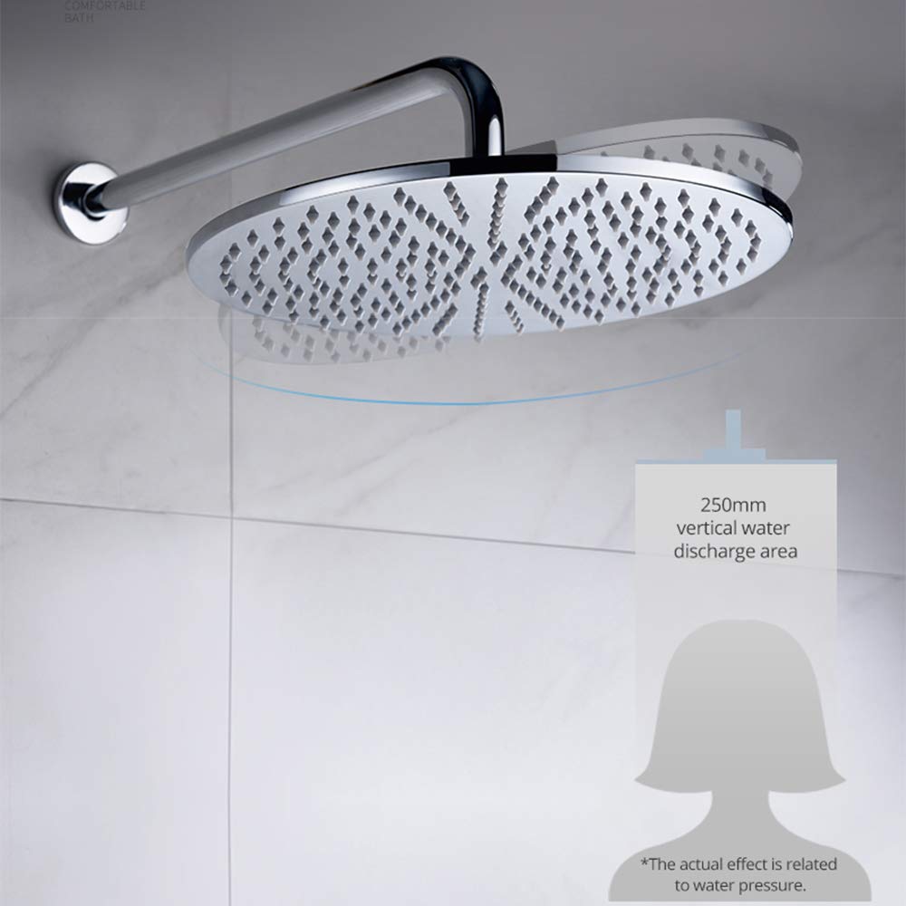 Grifo Mezclador baño termostático Doble 10 Pulgadas o 8 Pulgadas, Juego Ducha latón, 8 Pulgadas