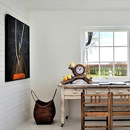 Amazon.com: SDdPulse Alarm Clock Fashion Vintage Resin Bird Table