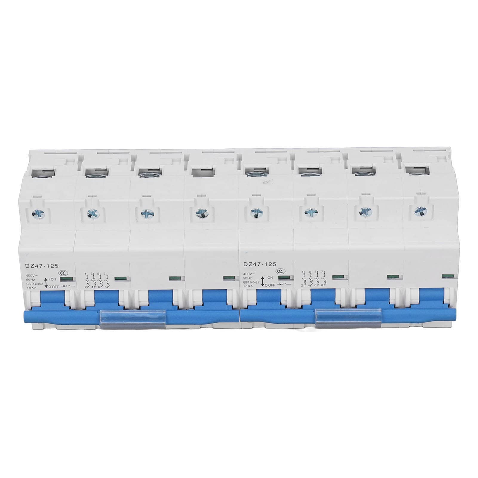 Aramox Disyuntor de Enclavamiento Interruptor de Transferencia Manual de Doble Potencia de PVC AC400V 4P Más 4P 10KA para Hospitales, Bancos, Sistemas contra Incendios y Edificios con Montaje en