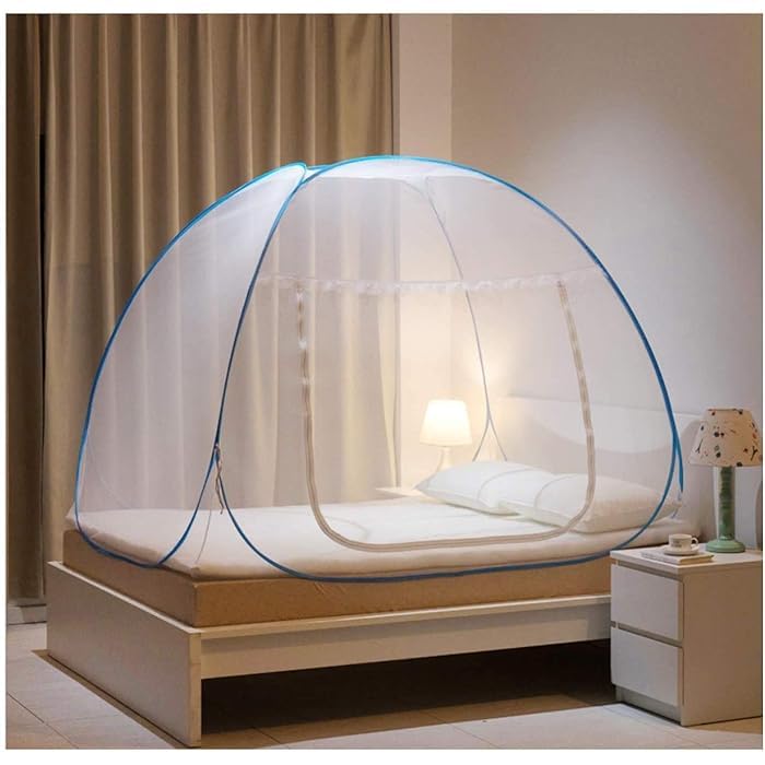 ROTOPLY Mosquito Net Double Bed Nets for Size King Foldable Mosquitoes with Adults Maskito of 6 Saviours Mosquito-Net Mosquito/Machhardani (B0D1MCGNF8) Amazon Price History, Amazon Price Tracker