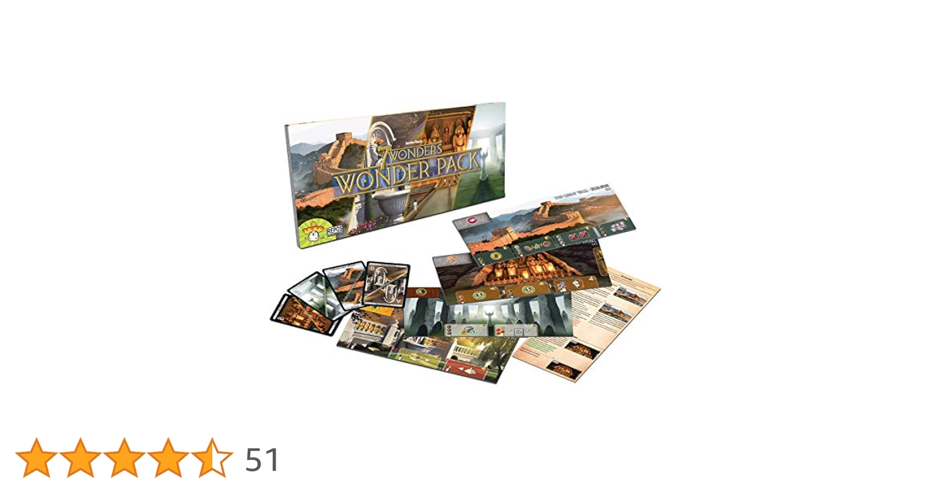 7 Wonders と拡張・ワンダーパックボードゲームセット(英語版)(初版) 7 Wonders と拡張・ワンダーパックボードゲームセット(英語版
