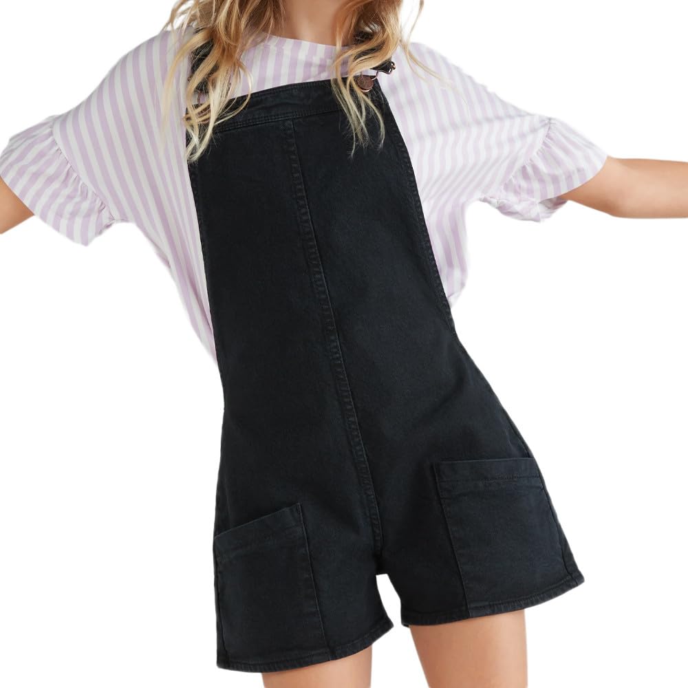 O'Neill Dungaree - Mono de mezclilla, color negro
