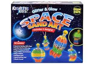 Glitter And Glow Space Sand Art Kit For Kids | Moving Sand Art | Art Set For Kids | Arts and Crafts for Kids