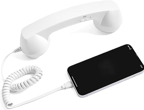 Auricular retro para teléfono, teléfono retro Bluetooth para iPhone Android, teléfono tipo C, teléfono con cable, estilo teléfono fijo con micrófono
