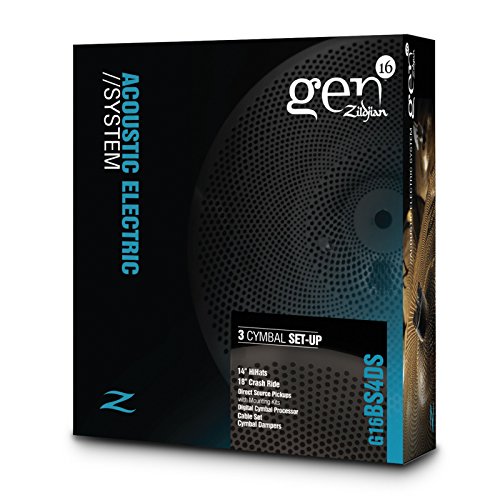 GEN16 Buffed Bronze Cymbal Set 14'HH, 18'CRR + Pickups, Overstock