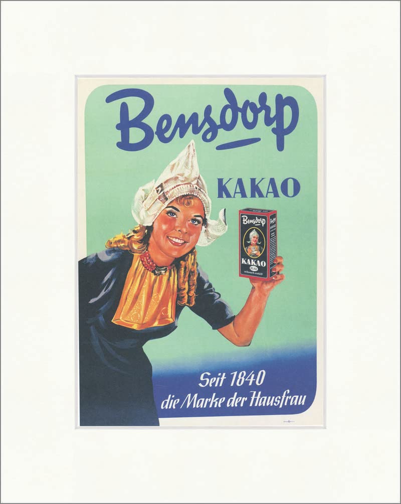 Biller AntikBensdorp Kakao Netherlands Brand Tracht Advertising Poster Art Print Poster World 417