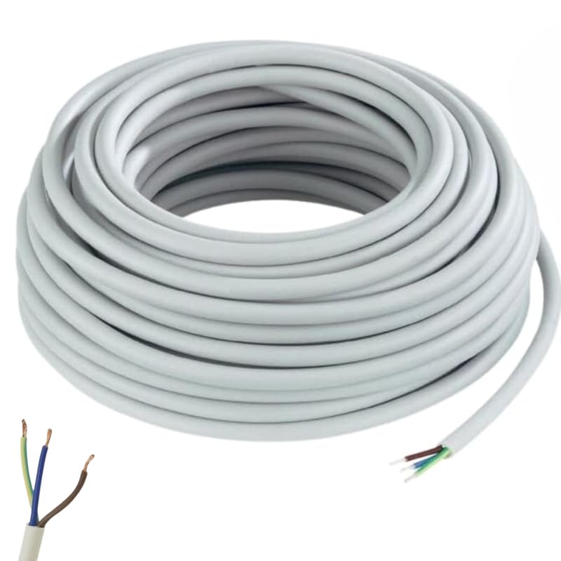 Drumstone 𝟭𝟓-𝐘𝐞𝐚𝐫 𝐖𝐚𝐫𝐫𝐚𝐧𝐭𝐲 - Premium PVC & FR Insulated 1mm 3 Core Copper Wire, 50ft Roll, Flame Retardant PVC Jacket | Ideal for Home & Industrial Use, Gift for Home Enthusiasts-image-36