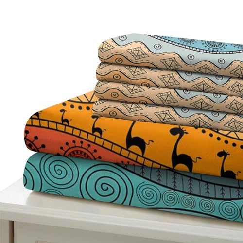 Funda nórdica de camello 200x200cm con funda de almohada de microfibra 7