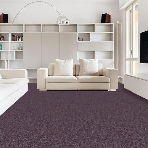 Image of FC Texture-2-Purple Carpet Luxurious Feel Floring for Residential, Commercial Office & Home and Sound Absorbing Durable Easy Clean Low Maintenance for High Traffic Areas