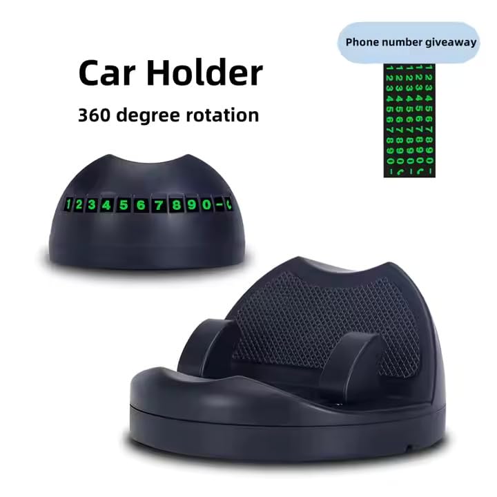 Image of Universal Car Mount - Strong Suction, Double Lock, 360 Rotation, Quick Release, Telescopic Arm, Windshield & Dashboard Compatible for All Mobile Phones. (MXK-529)