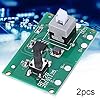 2 Pcs Solar Lamp String Controller Module 1.2V Circuit Board with 8 Modes and Switch Light Accessories Maximum Current 400mA Discharge Current 100mA for LED Solar String Lights