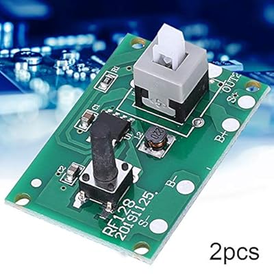 2 Pcs Solar Lamp String Controller Module 1.2V Circuit Board with 8 Modes and Switch Light Accessories Maximum Current 400mA Discharge Current 100mA for LED Solar String Lights
