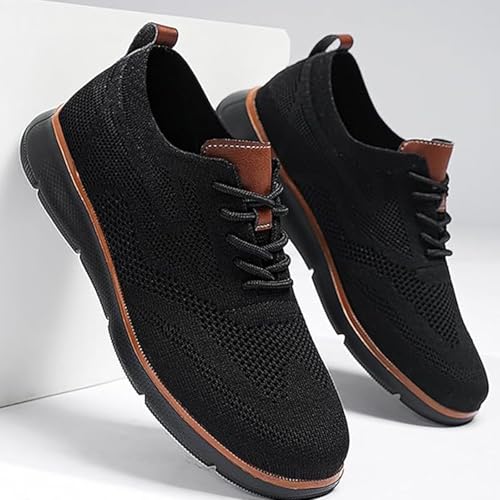 Men's Casual Shoes Comfortable Mesh Slip-On Dress Business Walking Sneakers4