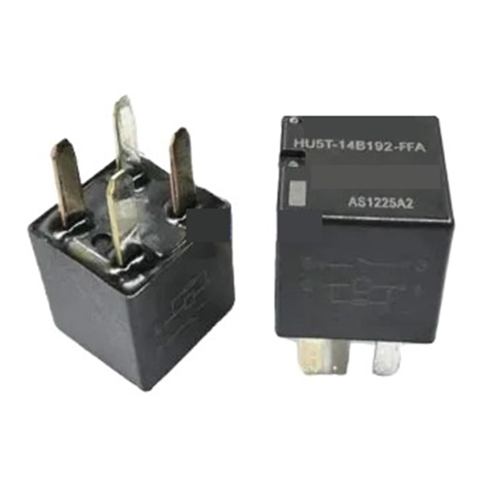 Relais HU5T-14B192-FFA 12V 20A 4 broches pour circuit automobile en lot de 10 pièces