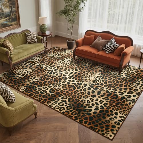 Tapete decorativo DweIke estampado leopardo 4x6 miniatura 2