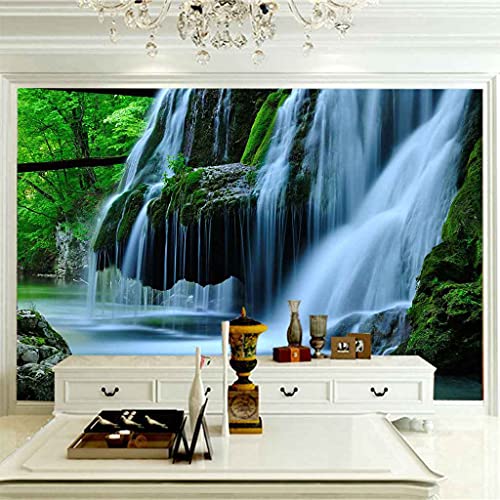 Papier Peint Cascade pour Salon | Poster Mural Géant Effet 3D