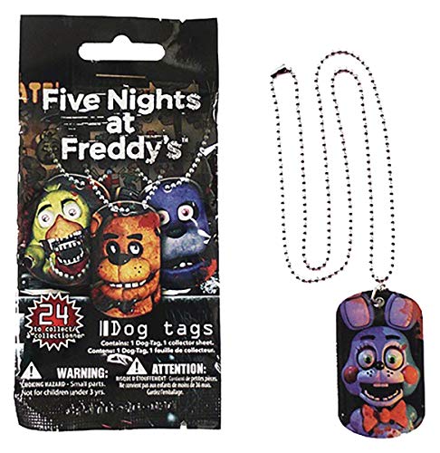 Five Nights At Freddy's Blind Bag Dog Tag : pendentif mystère pour fan de jeux